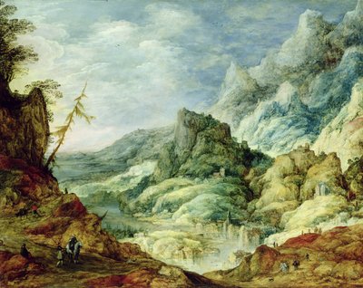 Paysage alpin, c.1620 - Joos or Josse de Momper