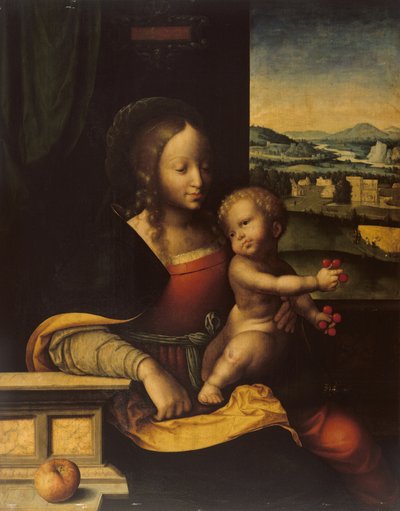 Vierge et Enfant - Joos van (and workshop) Cleve