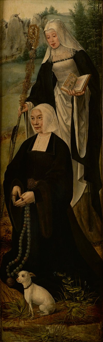 Sainte Monique et un donateur, un volet d