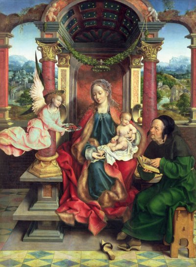 La Sainte Famille, panneau central d