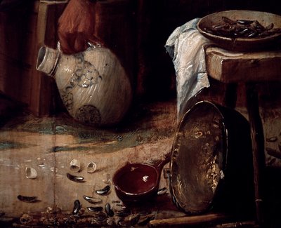 Printemps ou Déjeuner de moules (détail) - Joos van Craesbeeck