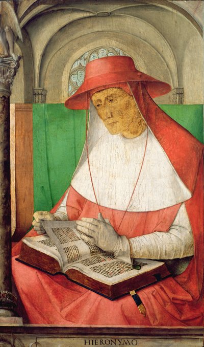 Portrait de Saint Jérôme (347-420) - Joos van Gent