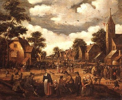 Scène de village - Joost Cornelisz