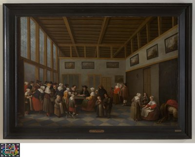 La distribution aux pauvres - Joost Cornelisz Droochsloot