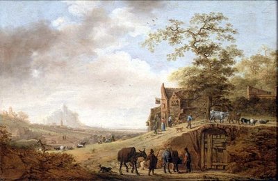 Un paysage pastoral - Joost Vinck