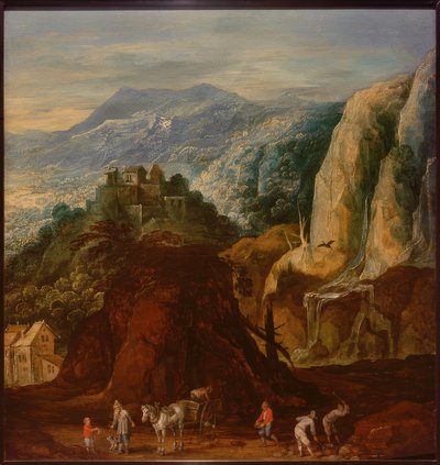 Paysage rocheux avec staffage - Joos or Josse de Momper