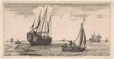 Amarrage du bateau postal - Joost van Geel
