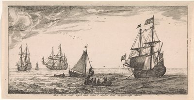 Navires en mer - Joost van Geel
