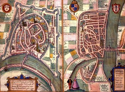 Cartes de Grenoble et Romans-sur-Isère, de 