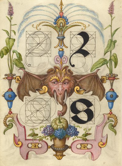 Guide de construction des lettres r et s - Joris Hoefnagel