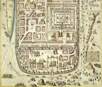 Carte de Jérusalem et des environs, de 