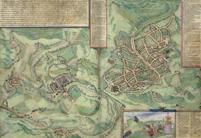 Carte de Jérusalem, de 