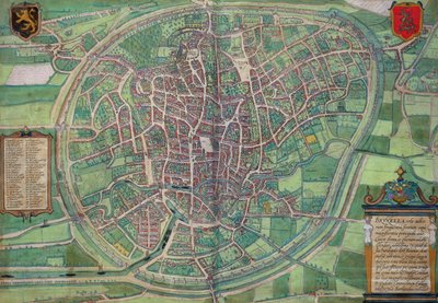 Plan de la ville de Bruxelles, de 