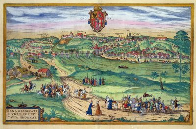 Plan de la ville de Grodno, de 