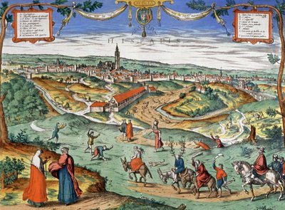 Vue de Séville, c.1550 - Joris Hoefnagel
