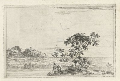 Paysage avec figures près d