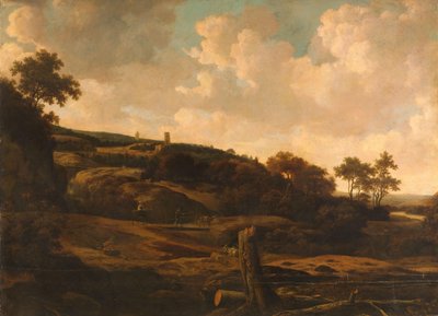 Paysage montagneux avec une ruine - Joris van der Haagen