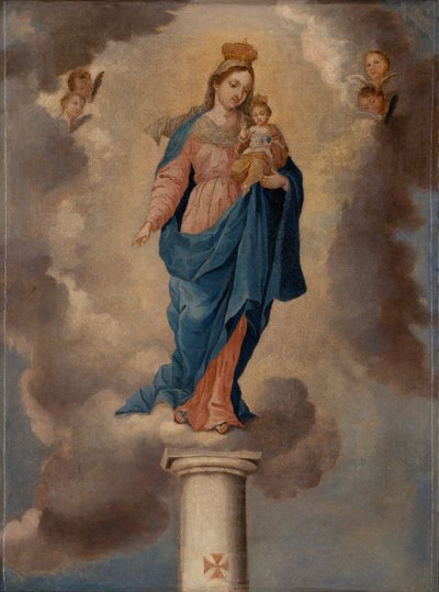 La Vierge du pilier - José Campeche y Jordán