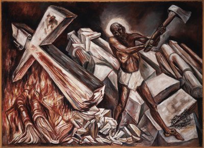 Christ détruit sa croix, 1943 - José Clemente Orozco