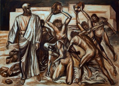 Le martyre de Saint Étienne - José Clemente Orozco