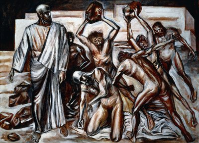 Le Martyre de Saint Étienne - José Clemente Orozco