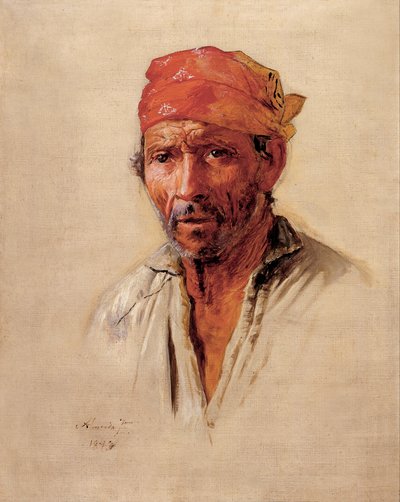 Étude de la tête de Caipira - José Ferraz de Almeida Júnior