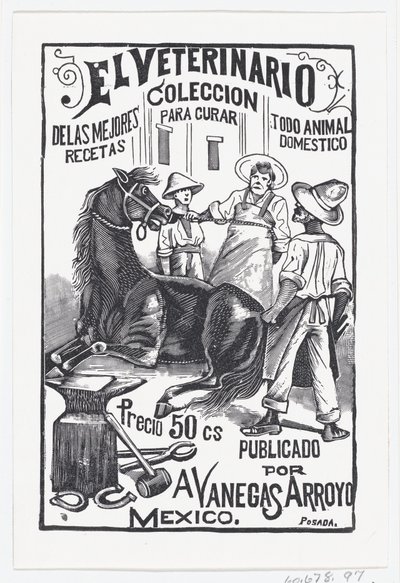 Un groupe de personnes entourant un cheval, illustration pour 