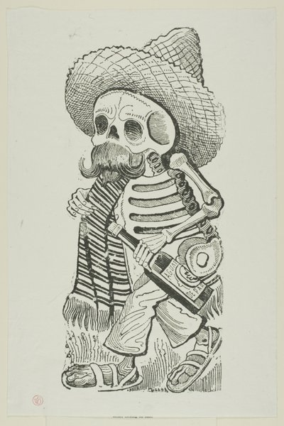 Calavera de Francisco Madero, de Calavera Maderista - José Guadalupe Posada