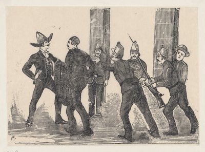 Exécution de Jésus Bruno Martinez, 1892 - José Guadalupe Posada