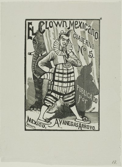 Clown mexicain, n° 5 - José Guadalupe Posada