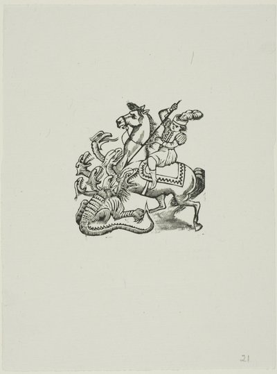 Saint Georges - José Guadalupe Posada