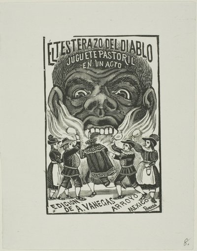Le diable donne des coups de tête - José Guadalupe Posada