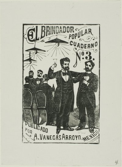 Le maître de toast populaire - José Guadalupe Posada