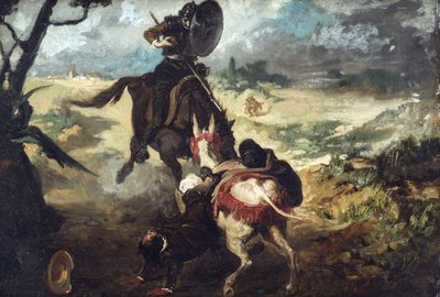Scène extraite de Don Quichotte de Cervantes - José Jiménez Aranda