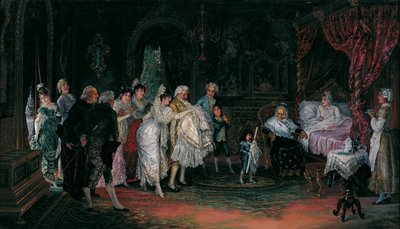 Le baptême - José Llovera Bofill