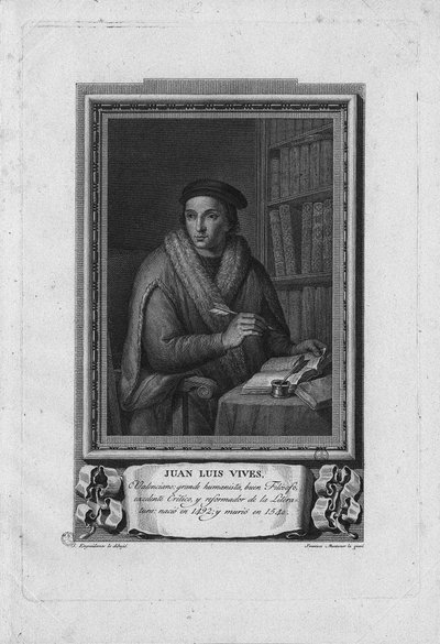 Portrait de Juan Luis Vives 1492-1540, 1791 - Jose Lopez Enguidanos
