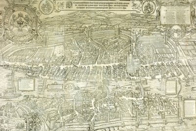 Vue-plan de Zurich, 1576 - Jos Murer