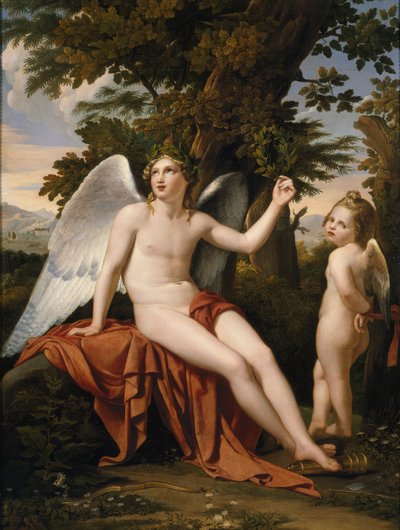 Amour divin et amour profane. - José de Madrazo y Agudo