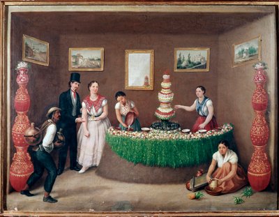 Vendeurs de horchata de chufa (boisson traditionnelle de Valence, Espagne) - Jose Agustin Arrieta