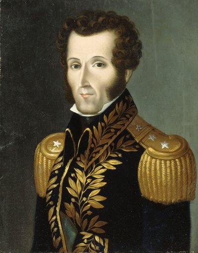 Portrait du maréchal Antonio José de Sucre - Jose Anselmo Yanez