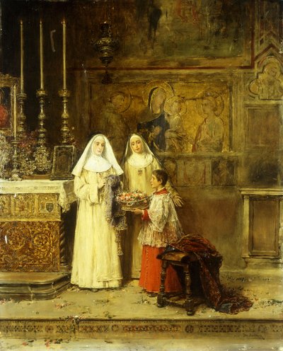 Célébration de Santa Maria della Rosa - Jose Benlliure y Gil