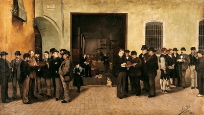 Le commerce du safran. Peinture de José Bru Albiñana (19ème siècle) 1880 Valence. Musée des Beaux-Arts San Pio V. - Jose Bru Albinana