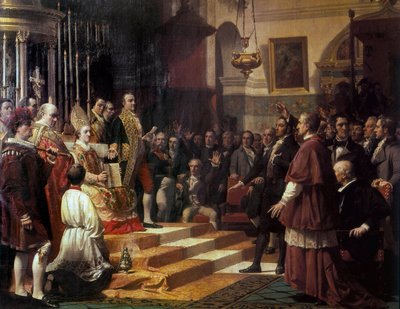 Le serment des Cortes de Cadix en 1810 - Jose Casado del Alisal