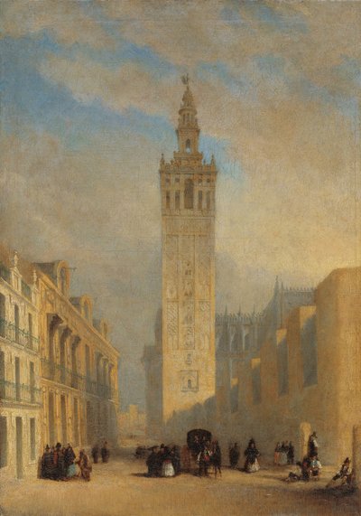 La Giralda vue de la Calle Placentines - José Domínguez Bécquer