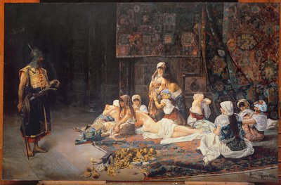Dans le harem, 1884 - Jose Gallegos Arnosa