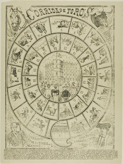 Jeu de dés à la corrida - José Guadalupe Posada