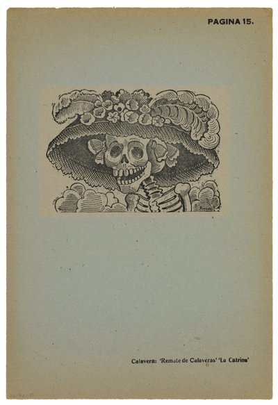 Calavera de la Catrina, c.1910, imprimé 1943 - José Guadalupe Posada