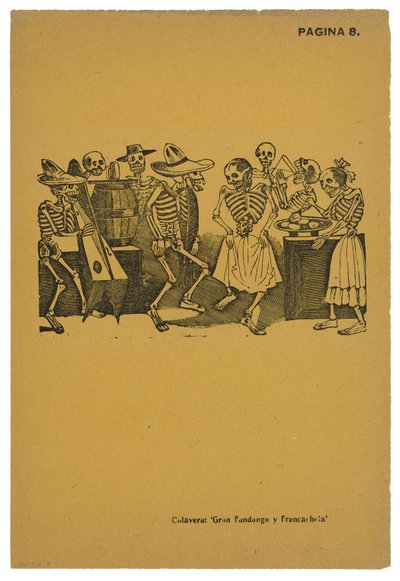 El jarabe de ultratumba, c.1910, imprimé 1943 - José Guadalupe Posada