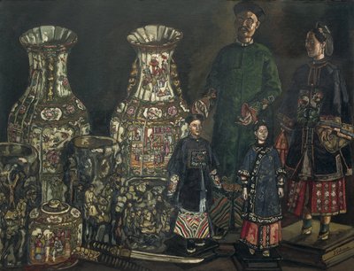 Chinois et vases, 1927 - Jose Gutierrez Solana