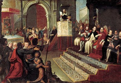 Saint Vincent Ferrier lors du compromis de Caspe en 1412 - Jose Ingles